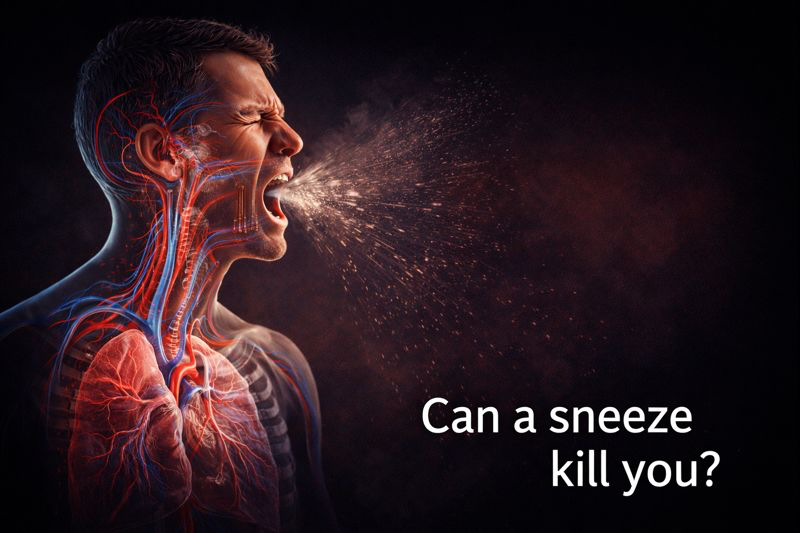 Can you die from a sneeze? 